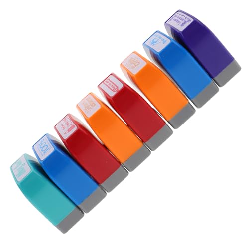 ZUNOXAZ 8 Stück Teiliges Lehrer Stempel Set Bunt für Klassenzimmer Bewertung Lernmotivation Schüler Belohnung Holzstempel für Unterricht Schulbedarf ZUNOXAZ 8 Stück Teiliges Lehrer Stempel Set Bunt für Klassenzimmer Bewertung Lernmotivation Schüler Belohnung Holzstempel für Unterricht Schulbedarf von ZUNOXAZ