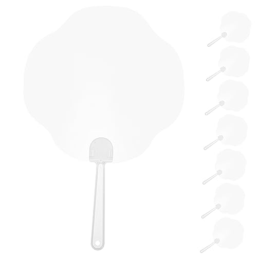 ZUNOXAZ 8 Stück Transparente Blanko Malfächer Diy Zeichenfächer für Partys Cosplay und Kreative Projekte Leicht und Tragbar für Familienaktivitäten und Dekoration ZUNOXAZ 8 Stück Transparente Blanko Malfächer Diy Zeichenfächer für Partys Cosplay und Kreative Projekte Leicht und Tragbar für Familienaktivitäten und Dekoration von ZUNOXAZ