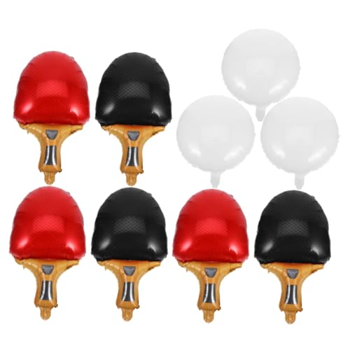 ZUNOXAZ 9 Stück Tischtennis-Ballon Sportparty -Dekorationen Partyzubehör zum Thema Tennis Karnevalspartydekorationen Sportdekorationen für Partys Zubehör für Sportstätten Aluminiumfolie ZUNOXAZ 9 Stück Tischtennis-Ballon Sportparty -Dekorationen Partyzubehör zum Thema Tennis Karnevalspartydekorationen Sportdekorationen für Partys Zubehör für Sportstätten Aluminiumfolie von ZUNOXAZ