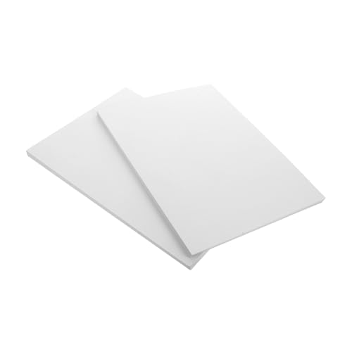 ZUNOXAZ 90 Blatt Weißer dicker Karton Sammelkartenpapier Karteikarten Papier für Drucker zeichnen Papier Visitenkartenpapier Kartenmaterial für Drucker Kartonpapier Weißer Karton von ZUNOXAZ
