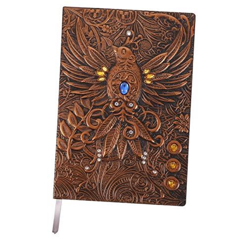 ZUNOXAZ A5 Retro Notizblock im Europäischen Stil Geprägter Phoenix Hardcover Liniertes Schreibpapier Praktisch für Reisen und Büro ZUNOXAZ A5 Retro Notizblock im Europäischen Stil Geprägter Phoenix Hardcover Liniertes Schreibpapier Praktisch für Reisen und Büro von ZUNOXAZ