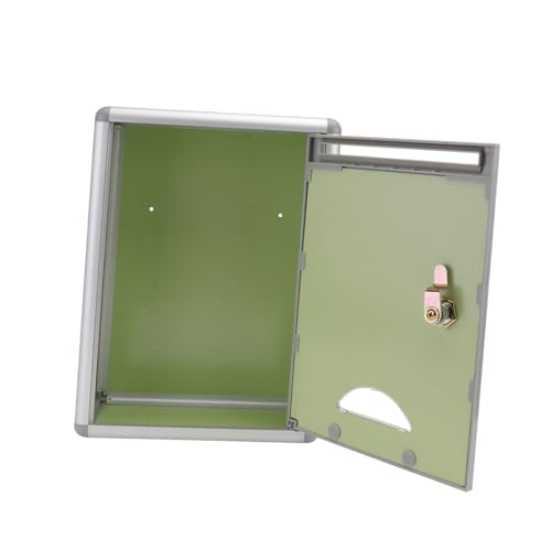 ZUNOXAZ Abschließbare Aluminiumlegierung Vorschlagsbox Wandmontage Sicherer Briefkasten für Büro Schule mit Praktischem Einwurfschlitz und Robustem Design ZUNOXAZ Abschließbare Aluminiumlegierung Vorschlagsbox Wandmontage Sicherer Briefkasten für Büro Schule mit Praktischem Einwurfschlitz und Robustem Design von ZUNOXAZ