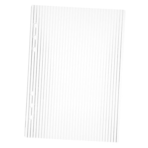 ZUNOXAZ Acrylordner Hülle Abnehmbar Minimalistisches Design DIY Planer Schutzhülle Organizer Einband Elegant Personalisiert von ZUNOXAZ