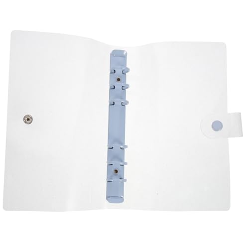 ZUNOXAZ Binder Transparent PVC Organizer Dokumentenmappe Reißverschlussloses Reise Notizbuch Softcover Aktendeckel für Büro Schule Zuhause von ZUNOXAZ