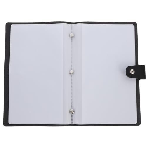 ZUNOXAZ Business Checkbook Organizer Schwarzes Softcover Bill Storage Album Multifunktionales Dokumentenhalter für Büro Praktischer Scheck Rechnungssammelordner ZUNOXAZ Business Checkbook Organizer Schwarzes Softcover Bill Storage Album Multifunktionales Dokumentenhalter für Büro Praktischer Scheck Rechnungssammelordner von ZUNOXAZ