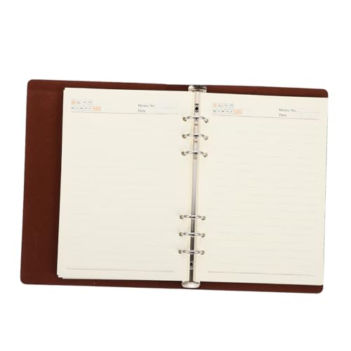 ZUNOXAZ Business Notizbuch Lose PU Kunstleder Braun Nachfüllbares Office Schreibjournal für Männer Vielseitiges Planer und Tagebuch Praktisches Meeting Notizheft ZUNOXAZ Business Notizbuch Lose PU Kunstleder Braun Nachfüllbares Office Schreibjournal für Männer Vielseitiges Planer und Tagebuch Praktisches Meeting Notizheft von ZUNOXAZ