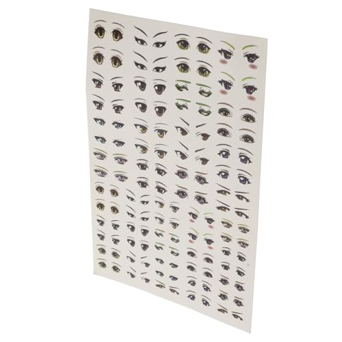 ZUNOXAZ Cartoon Augen Aufkleber Selbstklebend Bogen Bunte Anime Augen Sticker für DIY Basteln Verschiedene Formen und Farben Einfach Anzubringen für Puppen und Kunsthandwerk ZUNOXAZ Cartoon Augen Aufkleber Selbstklebend Bogen Bunte Anime Augen Sticker für DIY Basteln Verschiedene Formen und Farben Einfach Anzubringen für Puppen und Kunsthandwerk von ZUNOXAZ