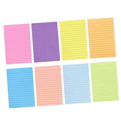 ZUNOXAZ Dekorative Haftnotizen Set Bücher mit Liniertem Design für Büro Schule Selbstklebend Praktische Notizblätter für To Do Listen Erinnerungen von ZUNOXAZ