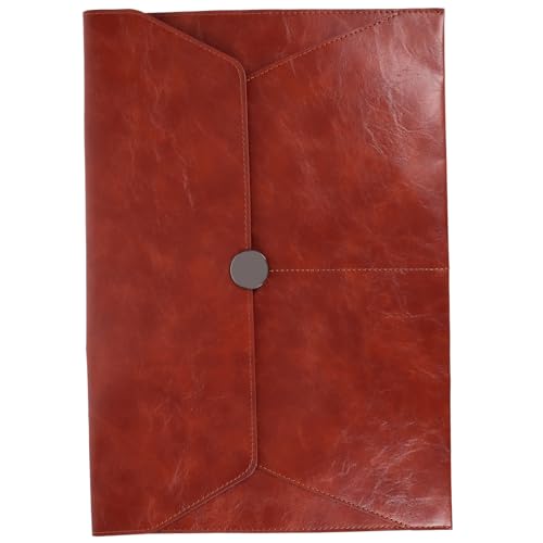 ZUNOXAZ Dokumenten Organizer aus Leder Große Kapazität Multifunktionale Aktenmappe für Büro und Reisen Eleganter Portfolio Ordner Wasserabweisend und Langlebig von ZUNOXAZ