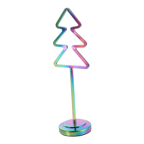 ZUNOXAZ Edelstahl Weihnachtsbaum Kartenhalter Bunte Farbverlauf Memo Clips für Schreibtisch Büro und Zuhause Minimalistischer Foto und Kartenständer Multifunktional ZUNOXAZ Edelstahl Weihnachtsbaum Kartenhalter Bunte Farbverlauf Memo Clips für Schreibtisch Büro und Zuhause Minimalistischer Foto und Kartenständer Multifunktional von ZUNOXAZ