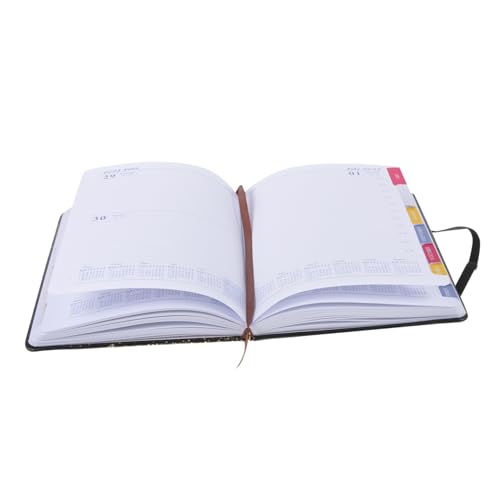 ZUNOXAZ Englisches Notizbuch Tage Daily Planner Wochen und Monatsplaner Tragbares Papier Notizheft für Schule Büro Zuhause Schwarz ZUNOXAZ Englisches Notizbuch Tage Daily Planner Wochen und Monatsplaner Tragbares Papier Notizheft für Schule Büro Zuhause Schwarz von ZUNOXAZ