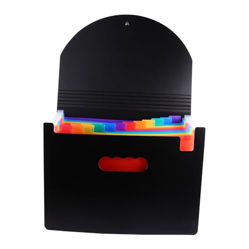 ZUNOXAZ Fächermappe mit Fächern Bunte Aktenmappe mit Deckel Mehrschichtiger Dokumenten organizer Großer Kapazität für Büro und Schule Kompakte Papierablage Tasche ZUNOXAZ Fächermappe mit Fächern Bunte Aktenmappe mit Deckel Mehrschichtiger Dokumenten organizer Großer Kapazität für Büro und Schule Kompakte Papierablage Tasche von ZUNOXAZ