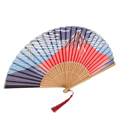 ZUNOXAZ Faltfächer aus Seide im Japanischen Stil Vintage Handfächer mit Zarten Mustern Leicht und Tragbar für Partys Dekoration und Tanzaccessoires ZUNOXAZ Faltfächer aus Seide im Japanischen Stil Vintage Handfächer mit Zarten Mustern Leicht und Tragbar für Partys Dekoration und Tanzaccessoires von ZUNOXAZ