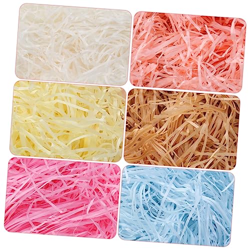 ZUNOXAZ Farbenfrohes Geschnittenes Papierfüllmaterial aus Natürlichem Lafite Gras Seidenpapier Packung Himmelblau Geruchlos Saugfähig für Geschenkverpackungen Süßigkeiten und von ZUNOXAZ
