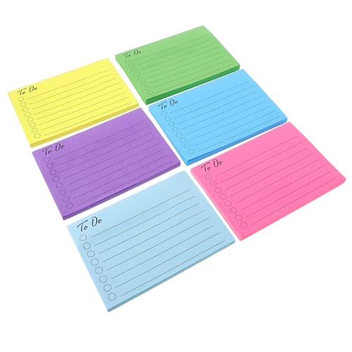 ZUNOXAZ Farbige Memo Pads Selbstklebend Abreißbar Je Block Praktische Notizzettel für Büro Schule Haushalt Haftende Notizen ohne Rückstände Vielseitig Verwendbar ZUNOXAZ Farbige Memo Pads Selbstklebend Abreißbar Je Block Praktische Notizzettel für Büro Schule Haushalt Haftende Notizen ohne Rückstände Vielseitig Verwendbar von ZUNOXAZ