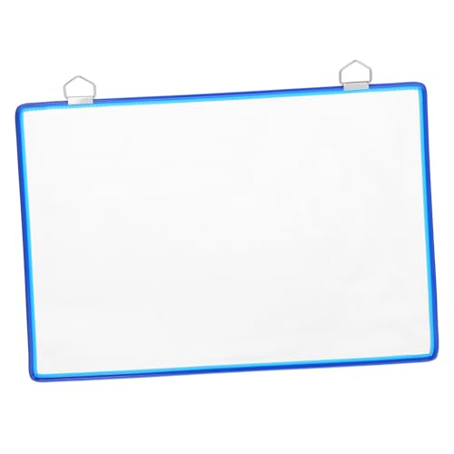 ZUNOXAZ Hängender Dokumentenhalter Transparentes Mehrfunktionales Kunststoff Organizer mit Wandmontage für Büro und Zuhause Praktischer Wand und Schreibtisch Organizer zur Aufbewahrung von von ZUNOXAZ
