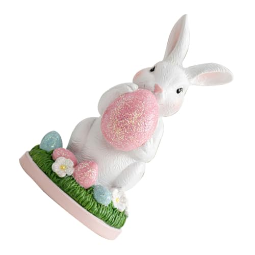 ZUNOXAZ Häschenverzierung Kaninchenverzierung Kaninchen-Desktop-Ornamente Ostern Herzstück Tischdekoration Osterfiguren Osterhof Dekoration Tischdeko Hase Ostertischdekoration Harz ZUNOXAZ Häschenverzierung Kaninchenverzierung Kaninchen-Desktop-Ornamente Ostern Herzstück Tischdekoration Osterfiguren Osterhof Dekoration Tischdeko Hase Ostertischdekoration Harz von ZUNOXAZ