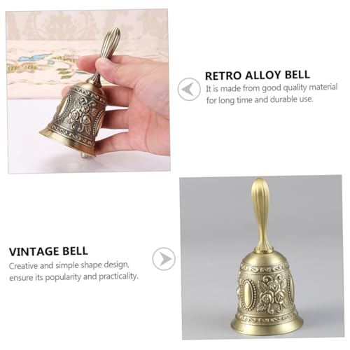 ZUNOXAZ Handglocke aus Retro Vintage Design Lauter Handklingel mit Ergonomischem Griff Vielseitig als Alarm und Trainingsglocke Geeignet Langlebiges Metall Bronzefarben ZUNOXAZ Handglocke aus Retro Vintage Design Lauter Handklingel mit Ergonomischem Griff Vielseitig als Alarm und Trainingsglocke Geeignet Langlebiges Metall Bronzefarben von ZUNOXAZ