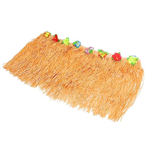 ZUNOXAZ Hawaii Stil Tischrock mit Quasten für Festliche Anlässe Dekorative Wiederverwendbare Tischdecke für Partys und Fotoshootings für Hochzeiten und Sommerfeiern von ZUNOXAZ