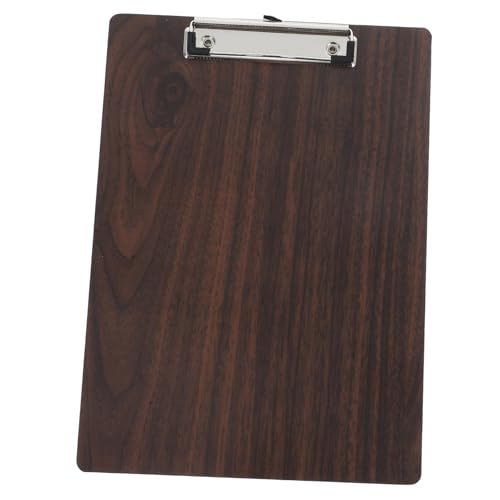 ZUNOXAZ Holz Klemmbrett mit Clip Tragbares Zeichenbrett aus Walnussholz für Klassenzimmer und Büro Skizzieren ZUNOXAZ Holz Klemmbrett mit Clip Tragbares Zeichenbrett aus Walnussholz für Klassenzimmer und Büro Skizzieren von ZUNOXAZ