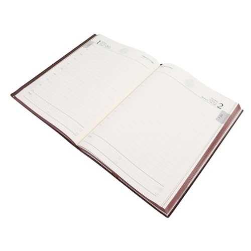 ZUNOXAZ Jahresplaner Notizbuch Softcover Braun Tragbarer Büroplaner Kalender Tagesplaner Langlebiges Kunstleder Glattes für Büro Reisen und Tägliche Organisation ZUNOXAZ Jahresplaner Notizbuch Softcover Braun Tragbarer Büroplaner Kalender Tagesplaner Langlebiges Kunstleder Glattes für Büro Reisen und Tägliche Organisation von ZUNOXAZ