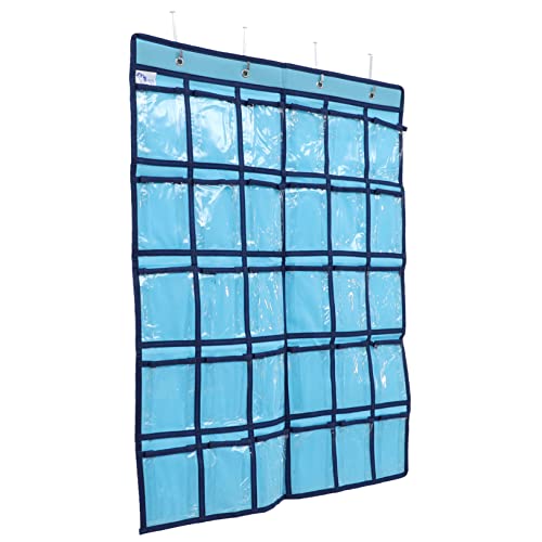 ZUNOXAZ Klassenzimmer Handy und Taschenrechner Aufbewahrungstasche Fächer Transparenter Wandorganizer Türhängender Organizer aus Vliesstoff für Schule und Büro ZUNOXAZ Klassenzimmer Handy und Taschenrechner Aufbewahrungstasche Fächer Transparenter Wandorganizer Türhängender Organizer aus Vliesstoff für Schule und Büro von ZUNOXAZ