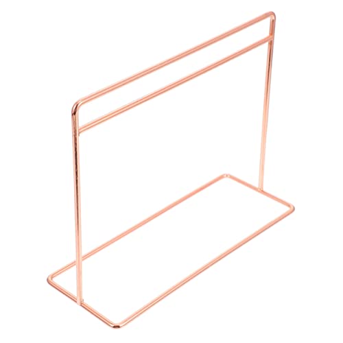 ZUNOXAZ Kleiderständer für Puppen Robuster Puppenschrank für Aufbewahrung von Kleidung Eleganter Kleiderbügel Roségold für Puppenkleidung von ZUNOXAZ