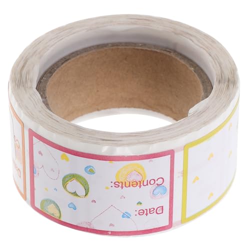 ZUNOXAZ Lebensmittelechte Ablösbare Datumsetiketten Selbstklebende Aufkleber für Vorratsdosen Kühlschrank und Gefrierschrank Blanko Beschriftung für Küche Pantry und ZUNOXAZ Lebensmittelechte Ablösbare Datumsetiketten Selbstklebende Aufkleber für Vorratsdosen Kühlschrank und Gefrierschrank Blanko Beschriftung für Küche Pantry und von ZUNOXAZ