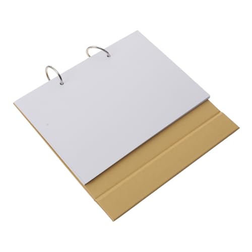 ZUNOXAZ Leeres DIY Tischkalender mit Abnehmbarem Ringbuch Karton Kraftpapier Kalender Bastelbuch zum Selbstgestalten Personalisierbares und für Büro und Schule ZUNOXAZ Leeres DIY Tischkalender mit Abnehmbarem Ringbuch Karton Kraftpapier Kalender Bastelbuch zum Selbstgestalten Personalisierbares und für Büro und Schule von ZUNOXAZ