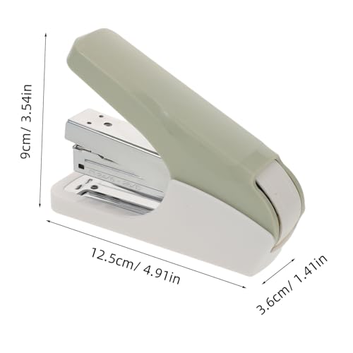 ZUNOXAZ Leichtgängiger Single-finger Desktop Heftgerät Tragbarer Hefter für Schule Büro Kompakter Handhefter für Buchbindung und Papier Vielseitiges Heftzubehör Hellgrün ZUNOXAZ Leichtgängiger Single-finger Desktop Heftgerät Tragbarer Hefter für Schule Büro Kompakter Handhefter für Buchbindung und Papier Vielseitiges Heftzubehör Hellgrün von ZUNOXAZ