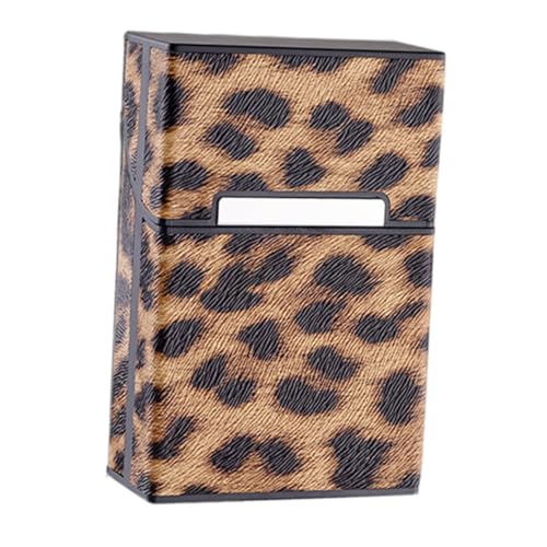 ZUNOXAZ Leopardenmuster Zigarettenetui Pack Tragbare Zigarettenbox für Männer Magnetverschluss PU Material für ZUNOXAZ Leopardenmuster Zigarettenetui Pack Tragbare Zigarettenbox für Männer Magnetverschluss PU Material für von ZUNOXAZ