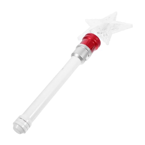 ZUNOXAZ Leuchtende Rotierende Sternstab für Party glühstab Tragbarer Zauberstab mit Vollrotation Rotes Licht für Festival Prinzessin Kostüm Zubehör von ZUNOXAZ