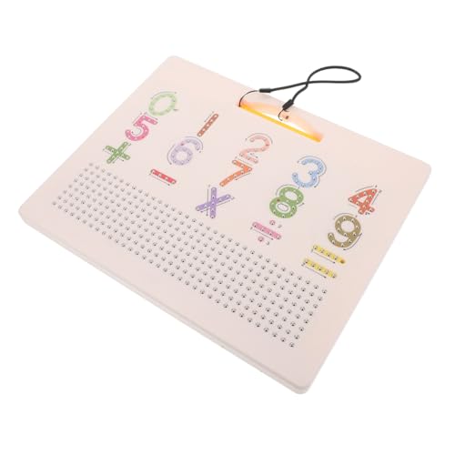ZUNOXAZ Magnetisches Zeichenbrett Für Junge Mädchen Doppelseitiges Lernspielzeug Mit Stahlkugeln Für Buchstaben Und Zahlen Tragbar Interaktives Schreiben Lernen Für Vorschulkinder Und von ZUNOXAZ