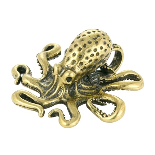 ZUNOXAZ Messing Figur Desktop Dekoration aus Massivem Messing Detailreiche Handwerkskunst Langlebiges Design Stilvolle Schreibtisch Ornament Geschenkidee für Freunde und Familie von ZUNOXAZ