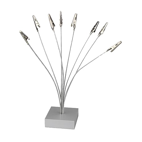 ZUNOXAZ Multi Head Fotohalter aus Metall und Eleganter Tischkartenhalter für Büro und Zuhause für Notizen Visitenkarten und Dekoration ZUNOXAZ Multi Head Fotohalter aus Metall und Eleganter Tischkartenhalter für Büro und Zuhause für Notizen Visitenkarten und Dekoration von ZUNOXAZ