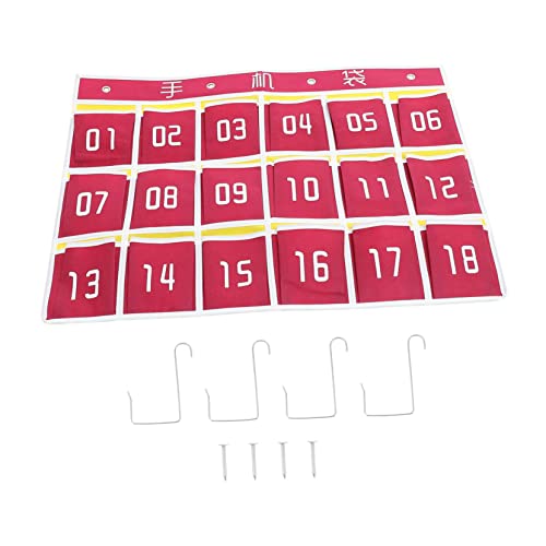 ZUNOXAZ Multifunktionale Wandtasche Aufbewahrungstasche Fächer Hängend Wandmontage Organizer für Handy Klassenzimmer Büro Zuhause Praktisch Platzsparend Robust ZUNOXAZ Multifunktionale Wandtasche Aufbewahrungstasche Fächer Hängend Wandmontage Organizer für Handy Klassenzimmer Büro Zuhause Praktisch Platzsparend Robust von ZUNOXAZ