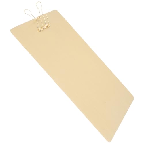 ZUNOXAZ Multifunktionales Klemmbrett aus Edelstahl mit Robustem Clip Schreibunterlage und Dokumentenhalter für Büro Schule und Studenten Tragbar und Schützend ZUNOXAZ Multifunktionales Klemmbrett aus Edelstahl mit Robustem Clip Schreibunterlage und Dokumentenhalter für Büro Schule und Studenten Tragbar und Schützend von ZUNOXAZ