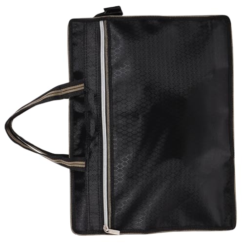 ZUNOXAZ Oxford Dokumententasche mit Reißverschluss Wasserfeste Datei Organizer Tasche Robuste Aufbewahrungstasche für Büro Schule Business und Reisen Leichter und Stabiler von ZUNOXAZ