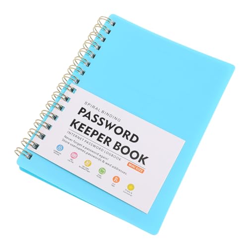 ZUNOXAZ Passwordbuch mit Alphabetischen Registerkarten Spiralgebundenes Passwort Notizbuch Kleines Passwort Organizer Buch für Senioren Adressbuch mit Schnellem Zugriff ZUNOXAZ Passwordbuch mit Alphabetischen Registerkarten Spiralgebundenes Passwort Notizbuch Kleines Passwort Organizer Buch für Senioren Adressbuch mit Schnellem Zugriff von ZUNOXAZ