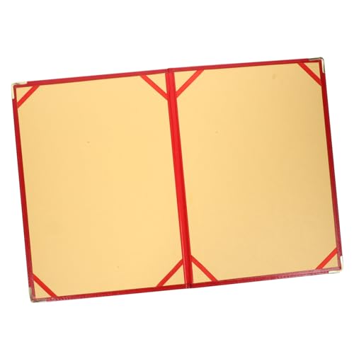 ZUNOXAZ Portfolio Organizer Ordner Rot Vielseitiger Dokumenten Organizer für Büro Schule und Zuhause für Wichtige Unterlagen und Karten Großes Fassungsvermögen Praktische von ZUNOXAZ