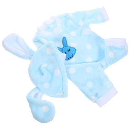 ZUNOXAZ Puppen Schlafanzug Set mit Kaninchenkostüm und Schuhen Süße Praktische Kleidung für Puppen für Ankleiden ZUNOXAZ Puppen Schlafanzug Set mit Kaninchenkostüm und Schuhen Süße Praktische Kleidung für Puppen für Ankleiden von ZUNOXAZ