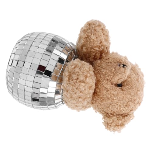 ZUNOXAZ Reflektierender Disco Bär aus Glas Handgefertigte Spiegelkugel Dekoration Einzigartiges Plüsch Tier für Party Wohn und Valentinstagsdeko Vielseitige Tisch und Raumgestaltung ZUNOXAZ Reflektierender Disco Bär aus Glas Handgefertigte Spiegelkugel Dekoration Einzigartiges Plüsch Tier für Party Wohn und Valentinstagsdeko Vielseitige Tisch und Raumgestaltung von ZUNOXAZ