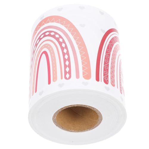 ZUNOXAZ Regenbogen Rahmen Aufkleber Wandsticker für Klassenzimmer Tafel Dekoration DIY Border Trim für Schule Party Kindergarten von ZUNOXAZ