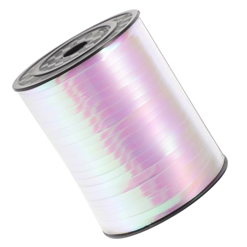 ZUNOXAZ Regenbogen Satinband DIY Geschenkband für Ballon Blumen deko Dekoratives Geschenkverpackungsband Leicht zu Binden für Bastelprojekte und Partydekoration von ZUNOXAZ