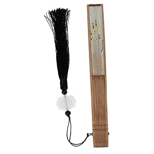 ZUNOXAZ Retro Stil Seidenfächer Faltbarer Handfächer Chinesischem Design Wanddekoration für Kostüme und Partys Kunsthandwerk mit Blumenmuster für Tanz und Geburtstagsfeiern ZUNOXAZ Retro Stil Seidenfächer Faltbarer Handfächer Chinesischem Design Wanddekoration für Kostüme und Partys Kunsthandwerk mit Blumenmuster für Tanz und Geburtstagsfeiern von ZUNOXAZ
