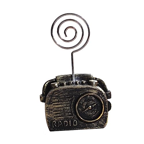 ZUNOXAZ Retro Telefon Foto Clip Halter Kreativer Notizenhalter für Tischdekoration für Küche Esszimmer und Wohnzimmer für Fotos To Do Listen und Erinnerungen von ZUNOXAZ
