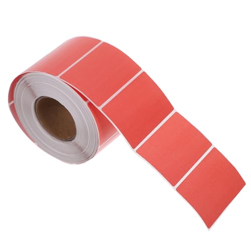 ZUNOXAZ Selbstklebende Thermoetiketten Rot Wasserfest Ölbeständig Beschreibbar für Thermodrucker Vielseitige Blanko Aufkleber für Büro Küche Milchtee Laden ZUNOXAZ Selbstklebende Thermoetiketten Rot Wasserfest Ölbeständig Beschreibbar für Thermodrucker Vielseitige Blanko Aufkleber für Büro Küche Milchtee Laden von ZUNOXAZ