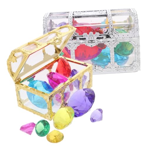 ZUNOXAZ Tauchdiamanten Poolspielzeug Bunte Kunststoff Edelsteine mit Schatzkisten Vielseitig als Vase Füller Dekoration für Hochzeiten Partys Aquarium und DIY Schmuck Geeignet ZUNOXAZ Tauchdiamanten Poolspielzeug Bunte Kunststoff Edelsteine mit Schatzkisten Vielseitig als Vase Füller Dekoration für Hochzeiten Partys Aquarium und DIY Schmuck Geeignet von ZUNOXAZ