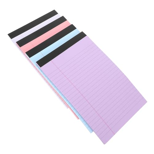 ZUNOXAZ Teiliges Notizblock Liniertes Abreißbares Schreibpad Buntes Memo Pad Tragbares Schreibblock für Bürobedarf und Schule ZUNOXAZ Teiliges Notizblock Liniertes Abreißbares Schreibpad Buntes Memo Pad Tragbares Schreibblock für Bürobedarf und Schule von ZUNOXAZ