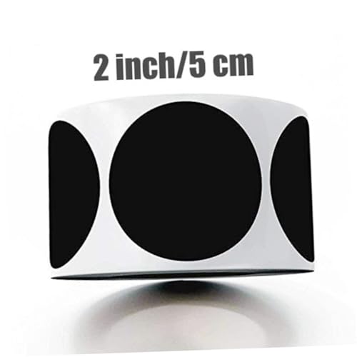 ZUNOXAZ Teiliges Rundes Selbstklebendes PVC Kreidetafel Etiketten Wiederbeschreibbare Schwarze Aufkleber für Haus Büro Küche zum Beschriften und Organisieren ZUNOXAZ Teiliges Rundes Selbstklebendes PVC Kreidetafel Etiketten Wiederbeschreibbare Schwarze Aufkleber für Haus Büro Küche zum Beschriften und Organisieren von ZUNOXAZ